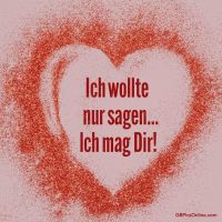 Ein einfaches Herz aus Glitzer, um wahre Gefühle auszudrücken.