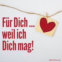 Ein einfaches Herz, das mehr sagt als tausend Worte.