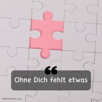 Ein fehlendes Stück, das das Ganze vervollständigt.