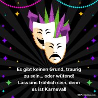 Feiere die Vielfalt der Emotionen im bunten Licht des Karnevals!