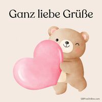 Ein niedlicher Teddybär teilt eine herzliche Umarmung aus Liebe und Freundschaft.
