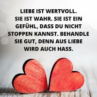 Liebe ist wertvol...