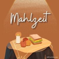 Ein einfaches, aber nahrhaftes Mittagessen, bereit zum Genießen.