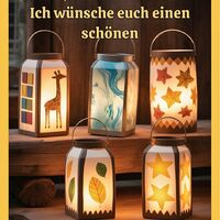 Ein leuchtendes Fest der Laternen bringt Wärme und Freude in die kalte Herbstnacht.