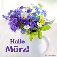 Ein frühlingshafter Blumenstrauß erweckt Farbe und Freude in jedem Raum.