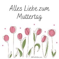 Zarte Tulpen symbolisieren Wärme und Liebe an einem besonderen Tag.