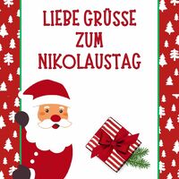 Festliche Laune mit Nikolaus und einem prachtvollen Geschenk – perfekt für einen freudigen Nikolaustag!