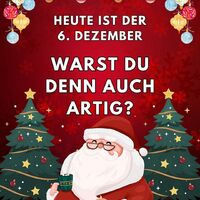 Der weihnachtliche Zauber beginnt: Santa Claus genießt die festliche Stimmung mit Keksen und Tee.