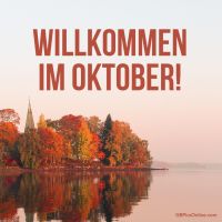 Herbstliche Ruhe am Seeufer, ein malerischer Start in den Oktober.