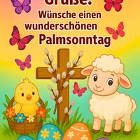 Frühlingsfarben und Osterfreude bringen ein Lächeln an diesem besonderen Sonntag.