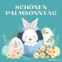 Frühlingsfreude und Osterzauber vereint in einem Bild.