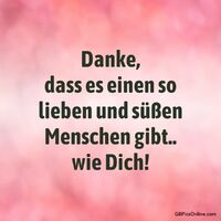 Ein herzliches Dankeschön an besondere Personen, die das Leben versüßen.