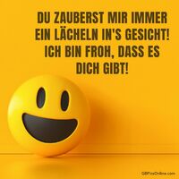 Ein Lächeln, das Freude in jeden Raum bringt.