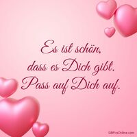 Ein Hauch von Zuneigung und Sorgfalt, eingefangen in einem Meer von Rosa.