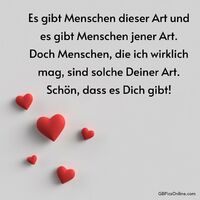 Herzen schweben genauso leicht wie Gedanken an dich.