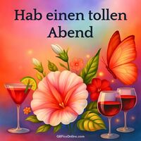 Genieße die entspannte Stimmung und lass den Tag ruhig ausklingen.