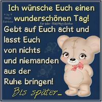 Ich wünsche Euch...