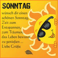 Sonntag - wünsch...