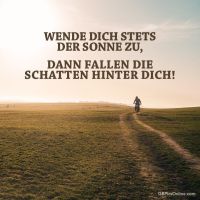 Wende dich stets...