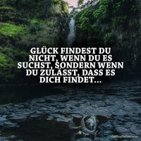 Glück findest Du...