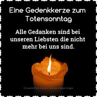 Eine Gedenkkerze...