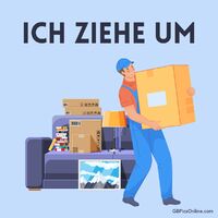 Ein neuer Anfang! Alles bereit für den Umzugstag.