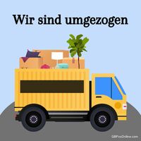 Ein neuer Anfang wartet, alles ist verpackt und bereit für das neue Zuhause.
