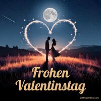 Unter dem Sternenhimmel teilen sie ein magisches Herz.