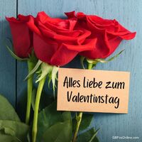 Ein Strauß roter Rosen, die perfekte Art, Liebe auszudrücken.