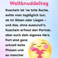 Mit viel Herz und Wärme erinnert dieses Werk daran, wie wertvoll Nähe und Zuneigung im Alltag sind - ein liebevoller Aufruf, das Kuscheln nicht zu vergessen.