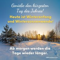 Genieße den kürze...