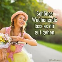 Schönes Wochenend...