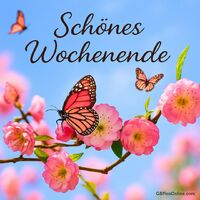 Schönes Wochenende.