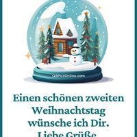 Eine zauberhafte Winterwelt in einer Schneekugel, die festliche Stimmung in jedem Zuhause verbreitet.